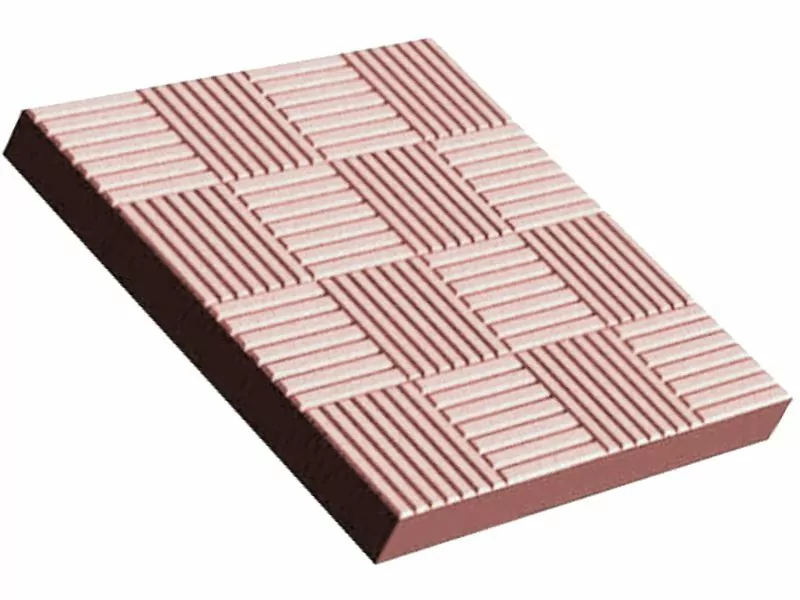 Тротуарна плитка Шоколадка, 3 см 2 Тротуарна плитка Шоколадка Коричневий